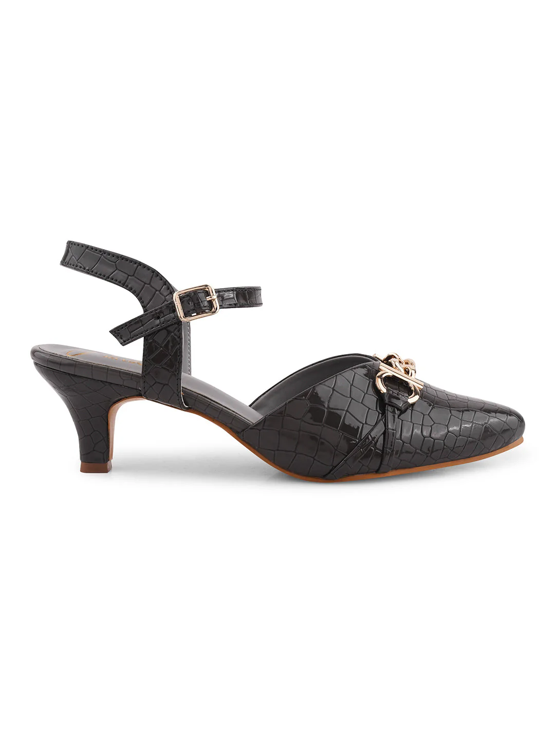 Ankle Strap Bellie Heels With Bows - Image 13