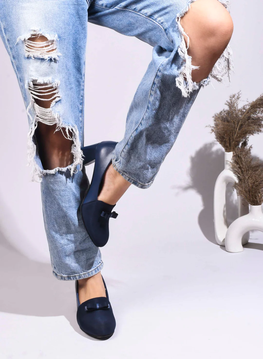 Jm Looks Elegant Block Heel Pumps for Women & Girls - Image 15