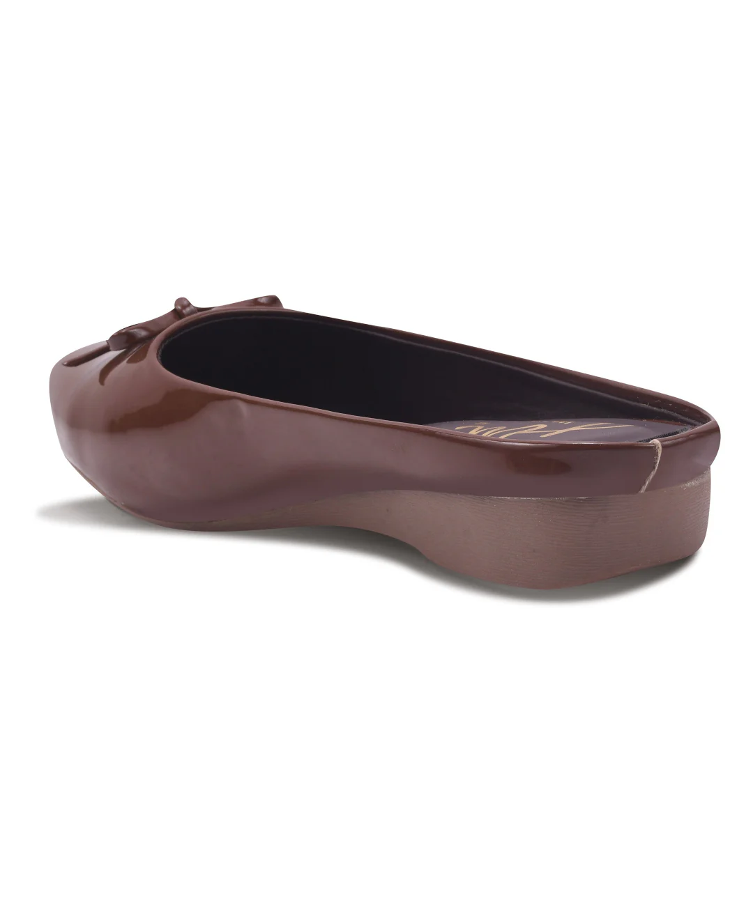 Bow Detail Slip-On Wedge Mules - Image 12