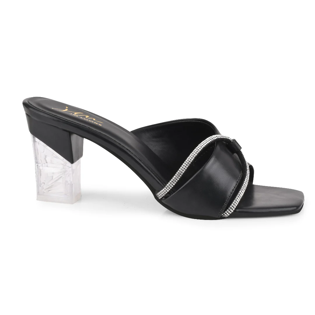 Crystal Block Heel - Image 11