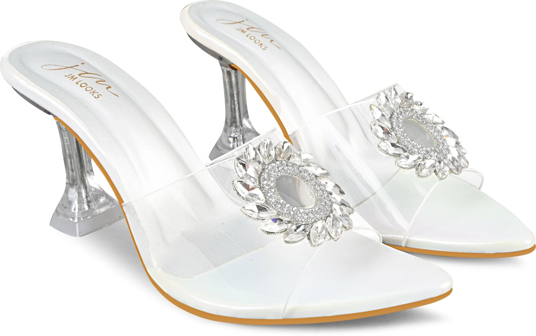 Embellished Kitten Heeled Sandals - Image 15