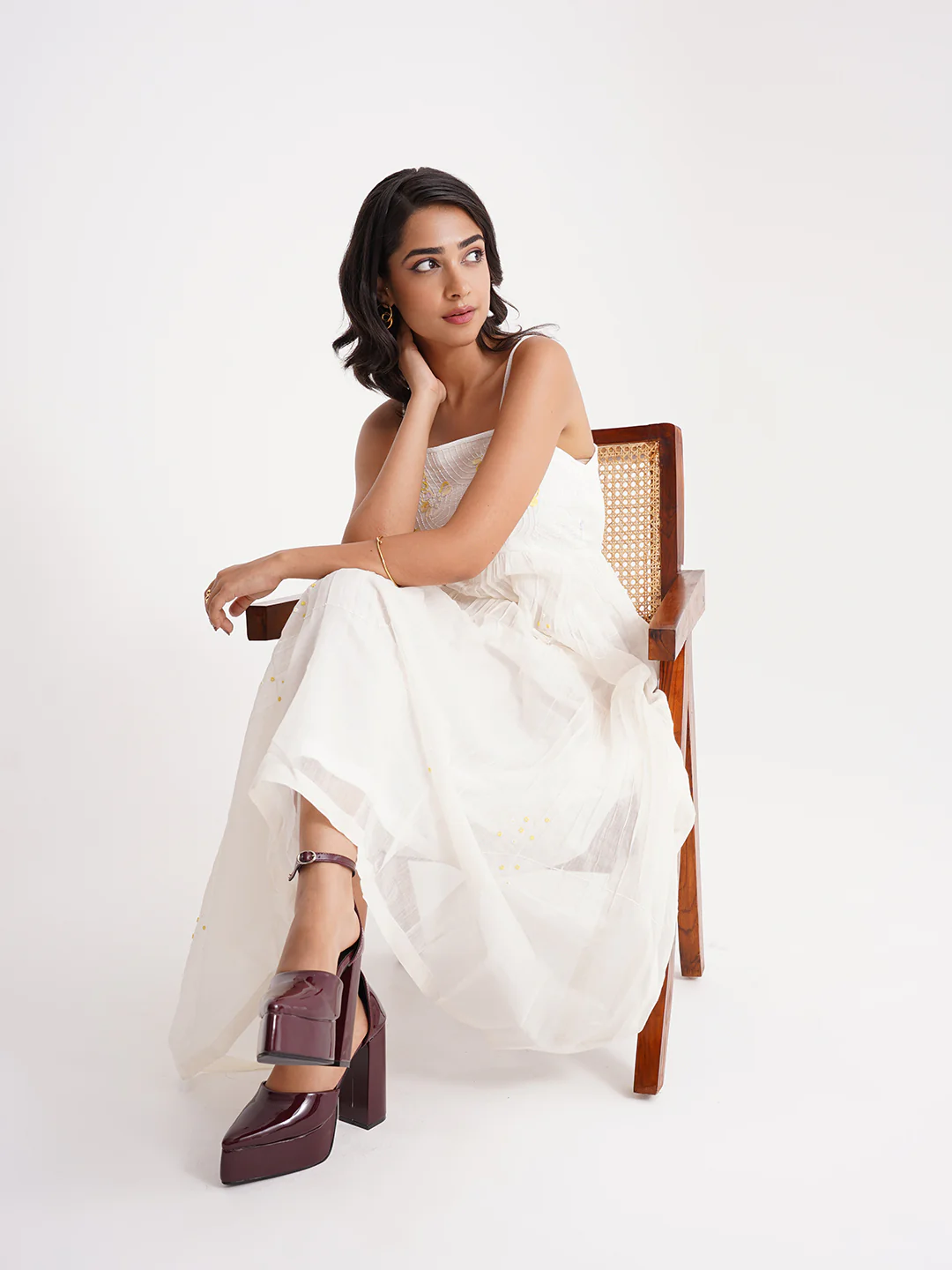 Glossy Block Platform Heels - Image 11