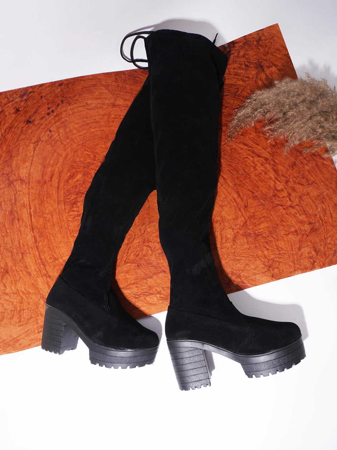 High-Top Above Knee Length High Heeled Boots - Image 5