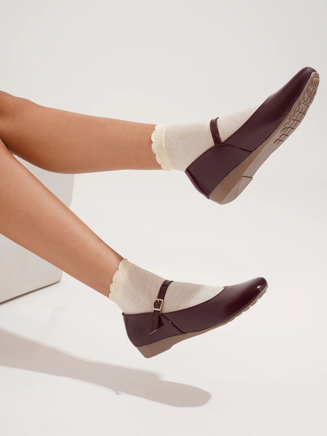 Mary Jane Flats with Adjustable Buckle Strap - Image 10