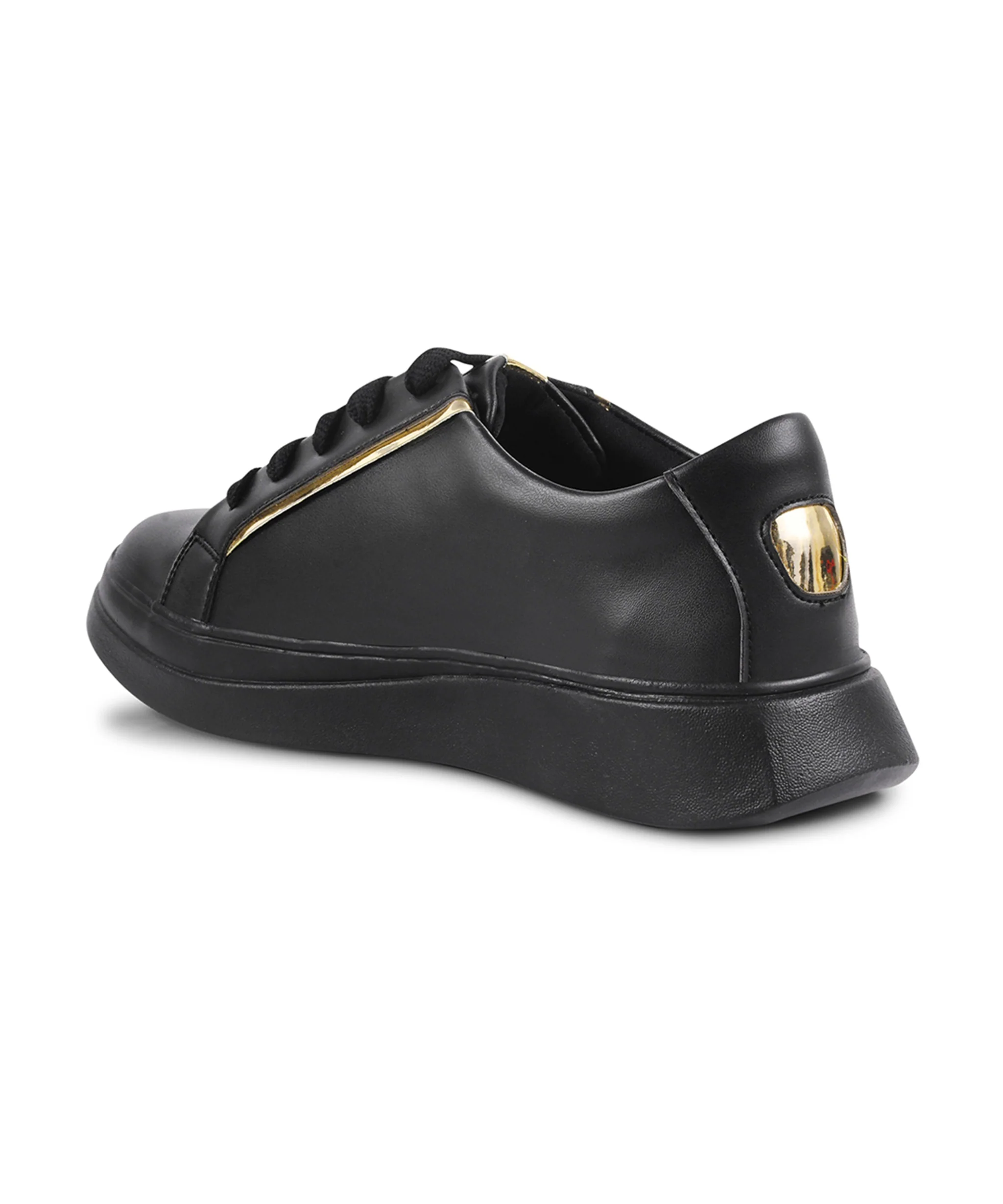 Metallic Lace-Up Sneakers - Image 18