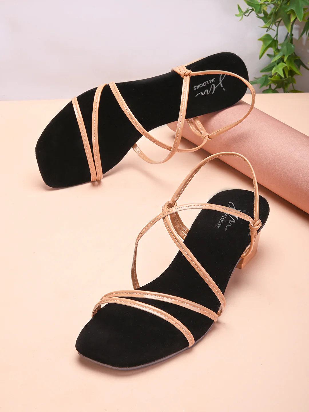 Open-Toe Chunky Heeled Slip on - Image 14