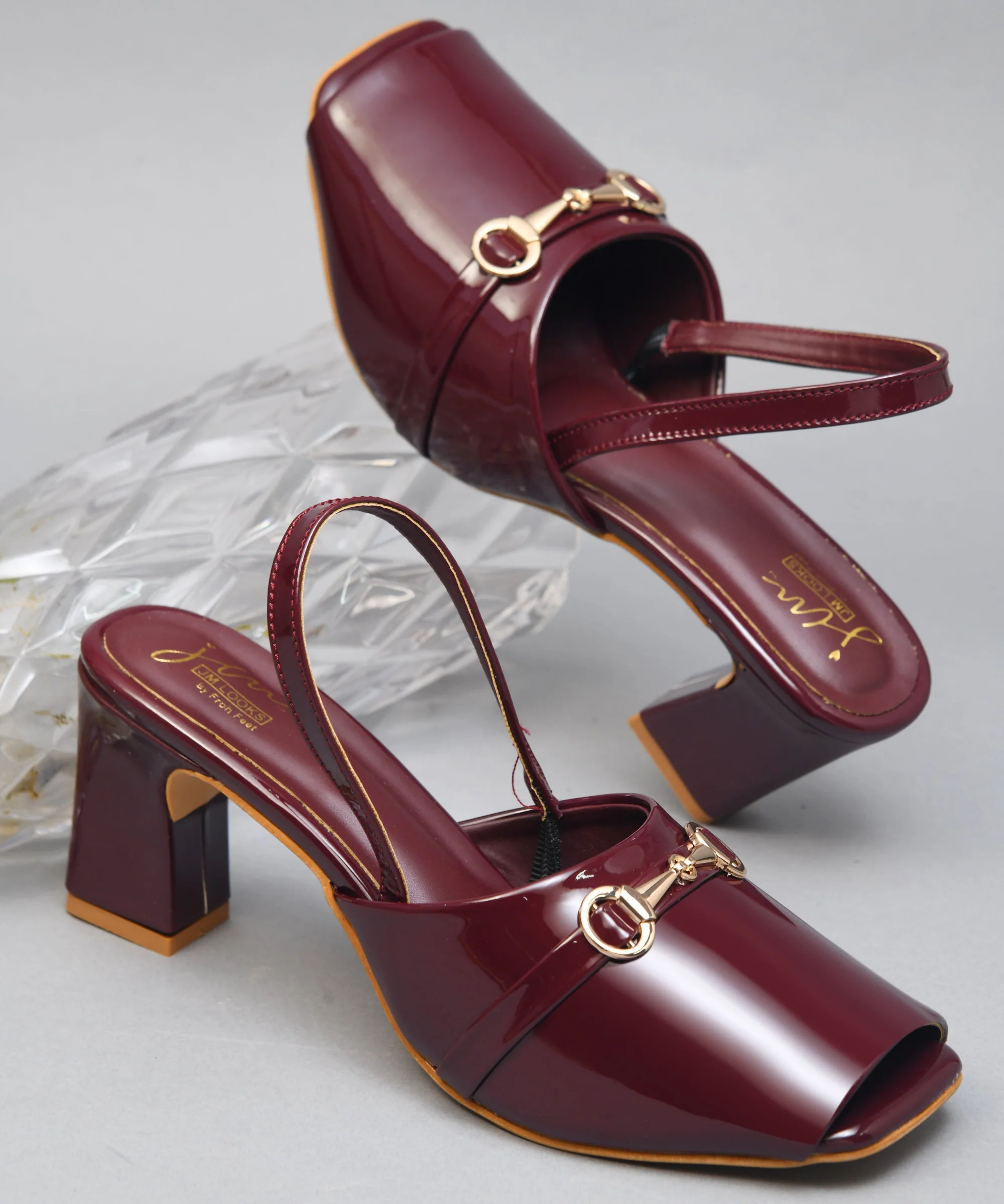 Pastel Grace Square-Toe Block Heels - Image 13