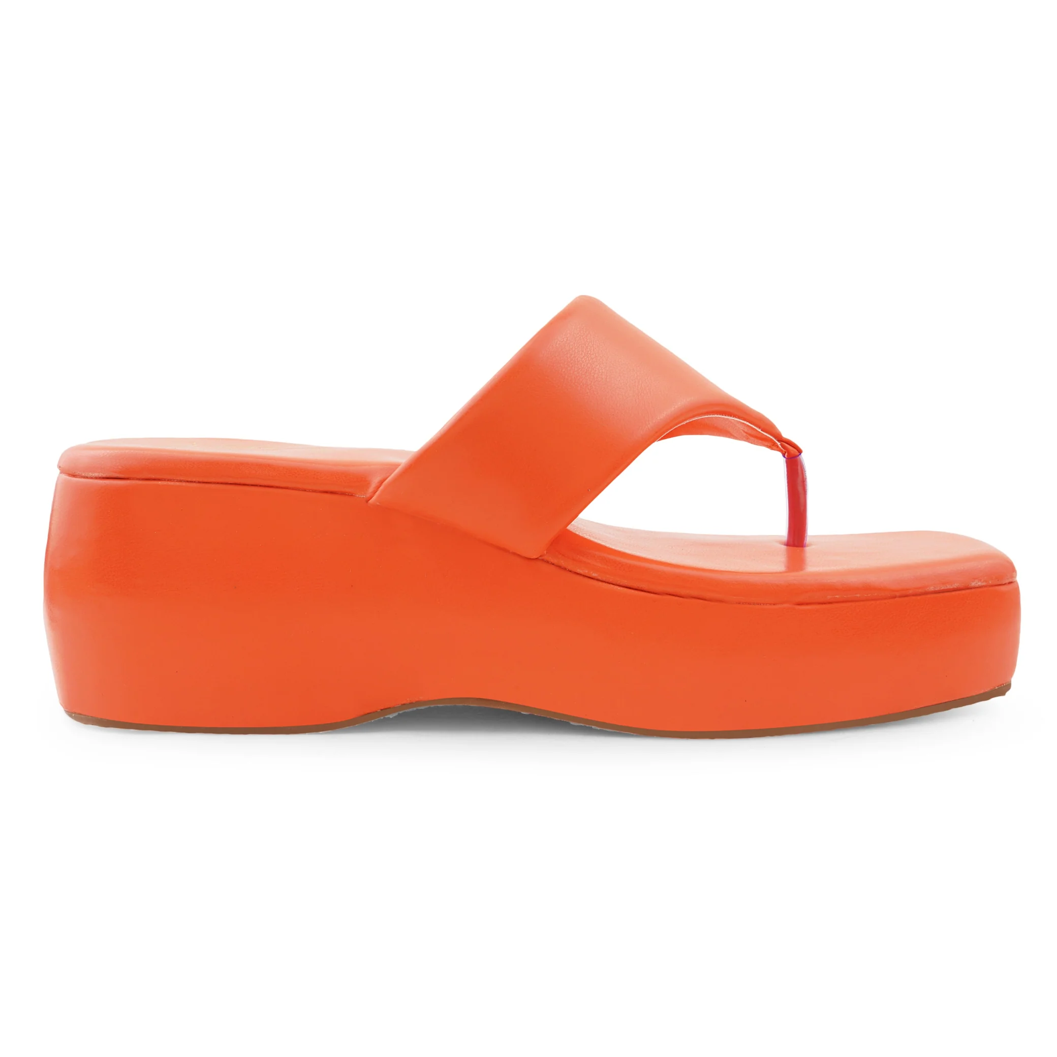 Platform Heel Thong Strap Wedges - Image 19