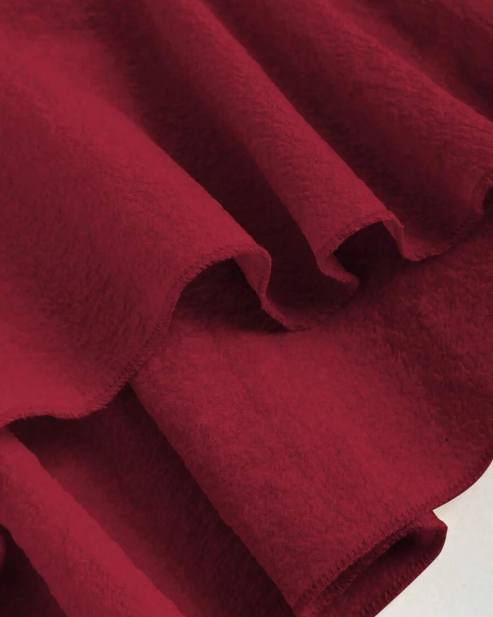 Ruffle Trim Blouse With Sweetheart Neckline - Image 4