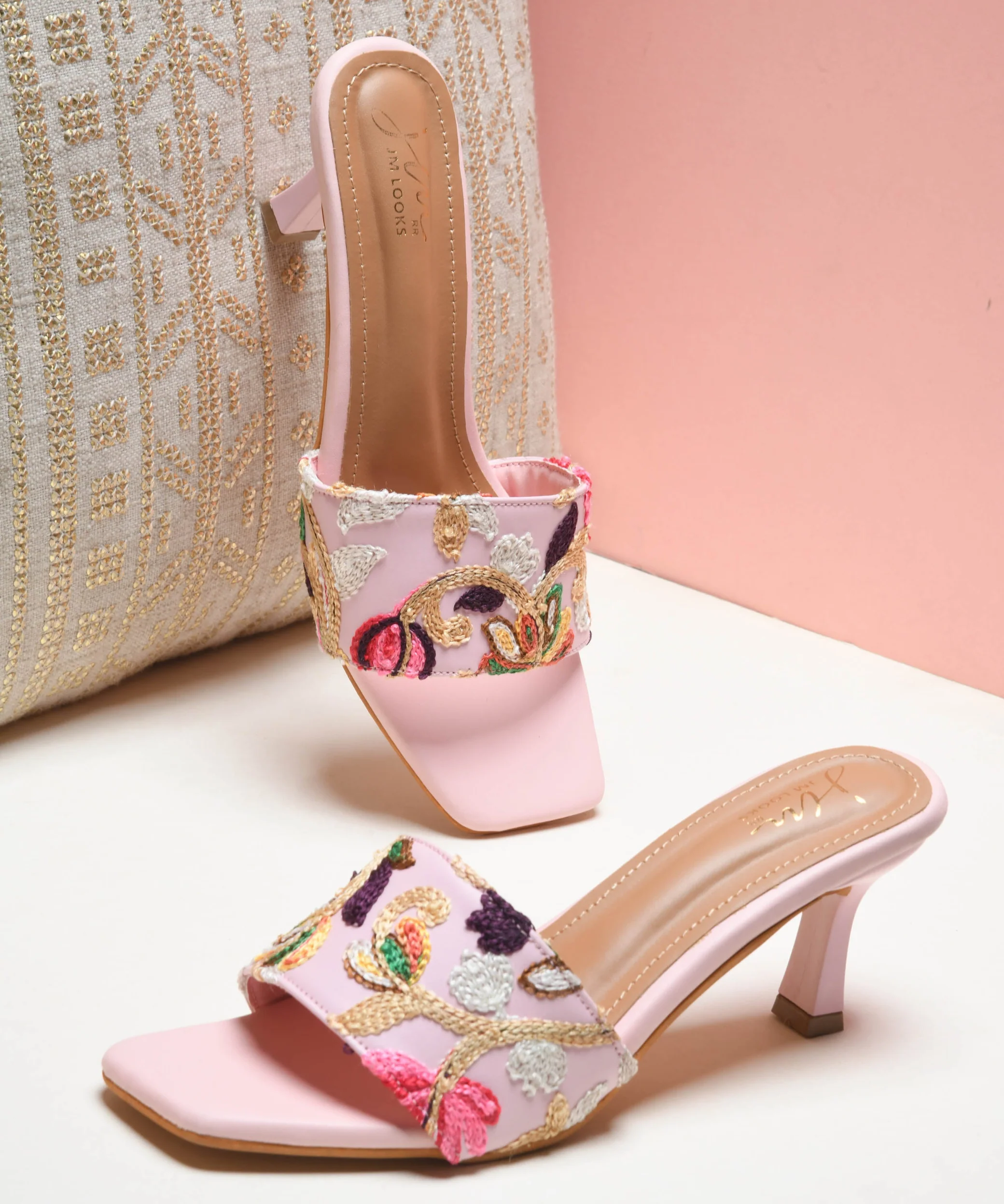 Slip-On Heels with Square Toe and Open Back - Image 8