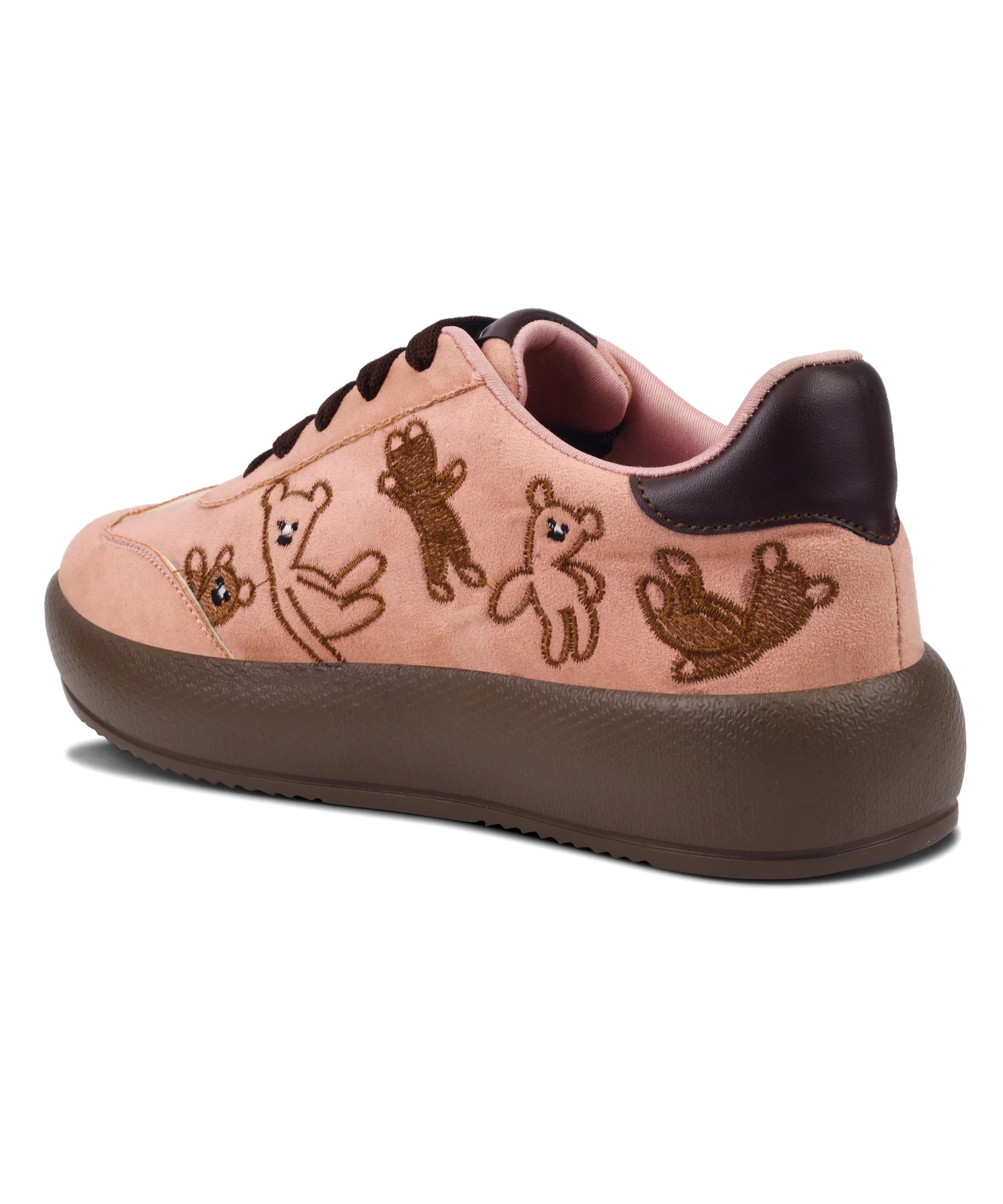 Suede Cute Teddy Sneakers - Image 4