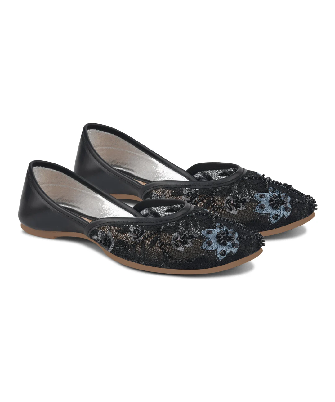 Women’s Juttis with Hand Embroidery and Soft Comfort Sole - Image 12