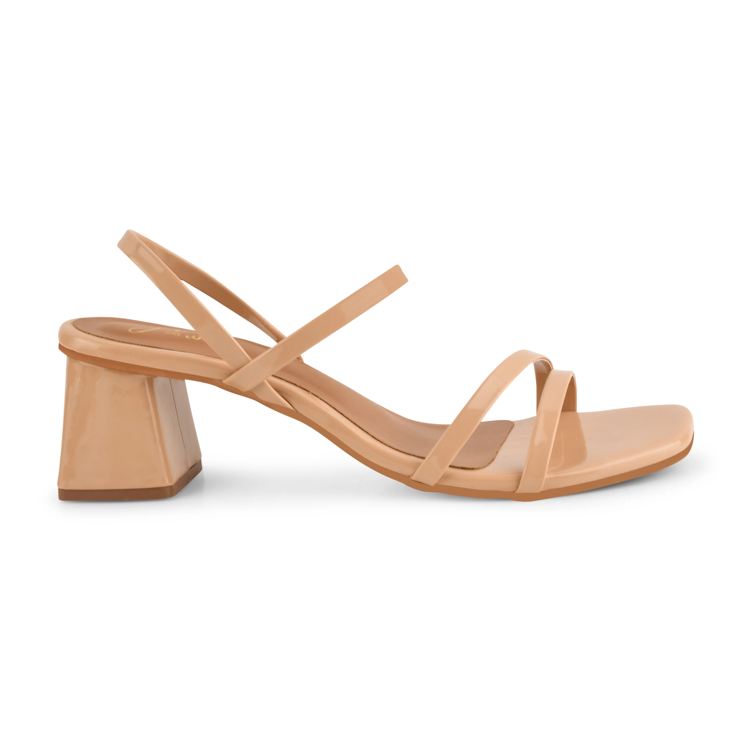 Women Strappy Slingback Chunky Heeled Sandals - Image 10